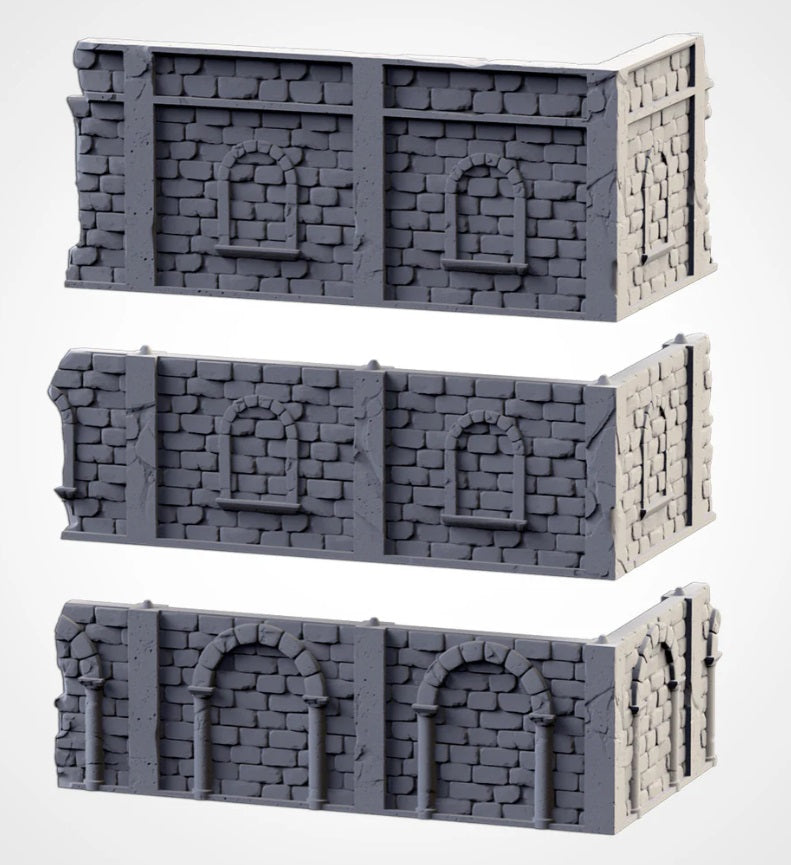 Large bricked up ruin