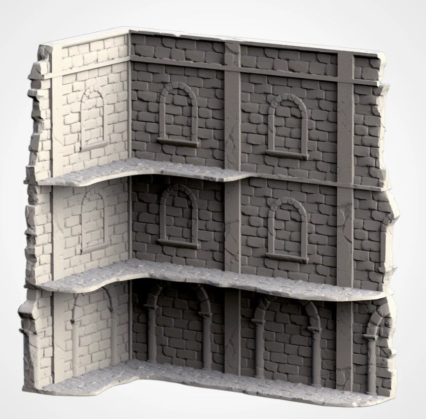 Large bricked up ruin