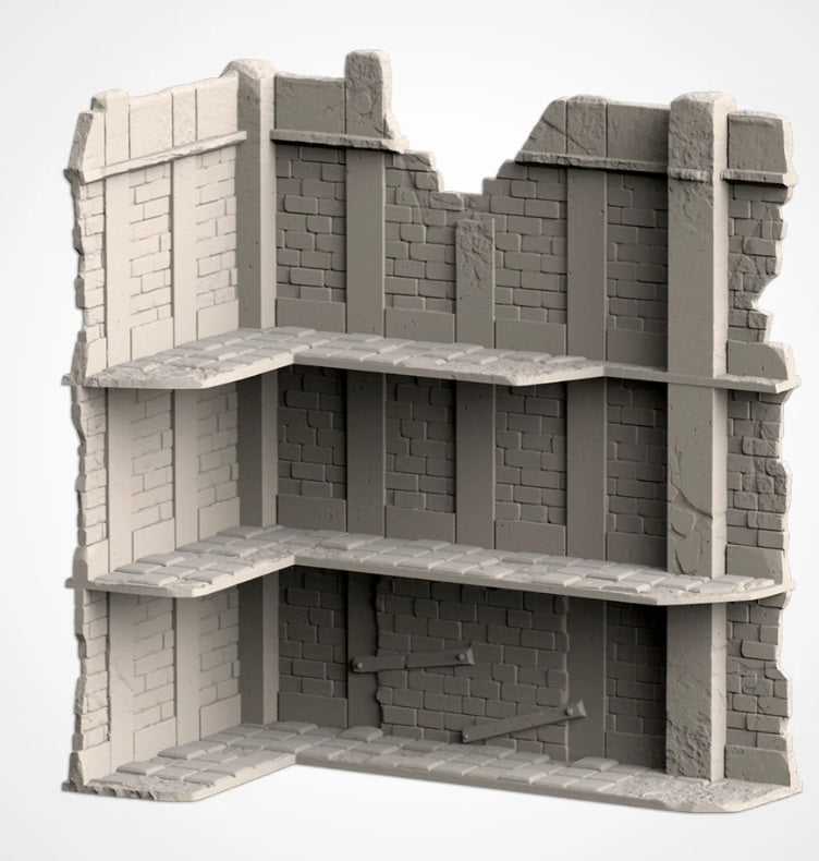 Large broken stone ruin