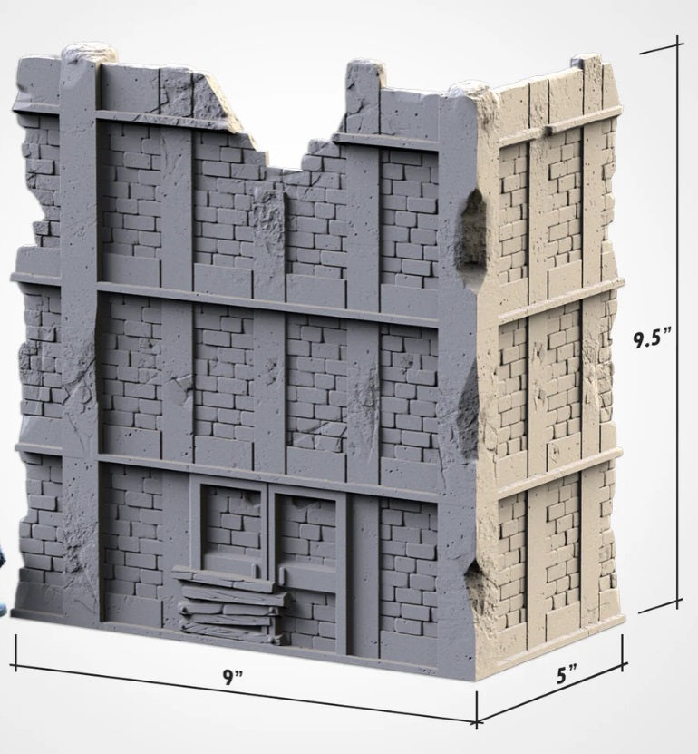Large broken stone ruin