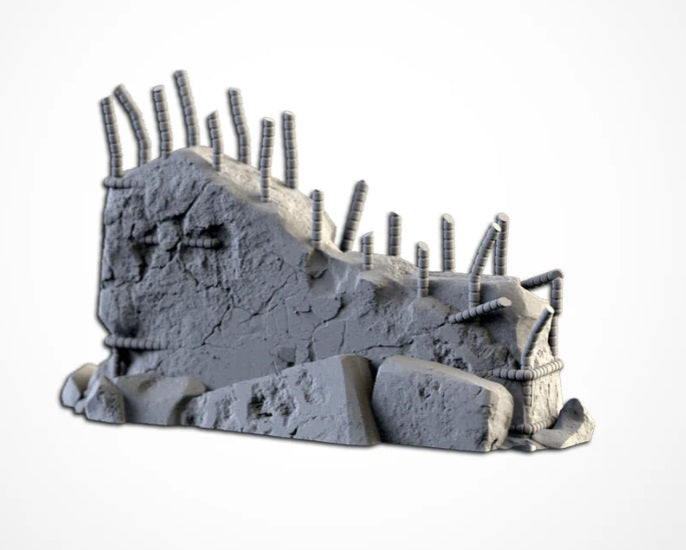 Broken wall