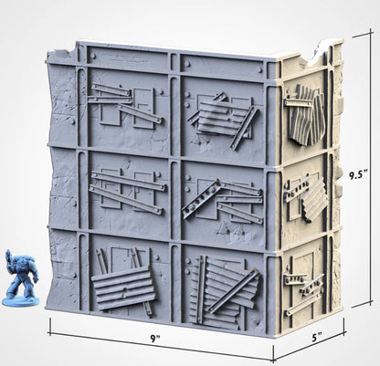 3 floor metal slum