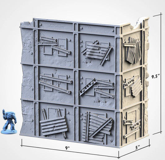 3 floor metal slum