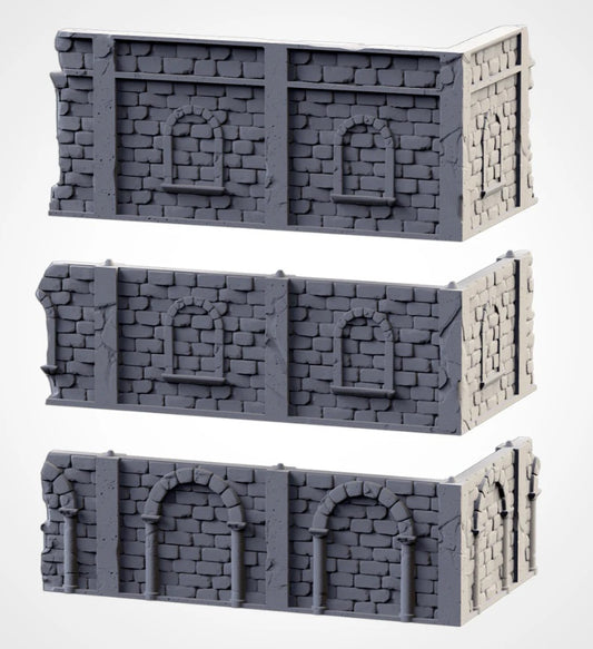 Large bricked up ruin