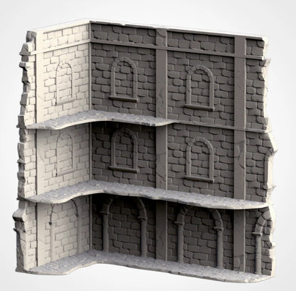 Large bricked up ruin