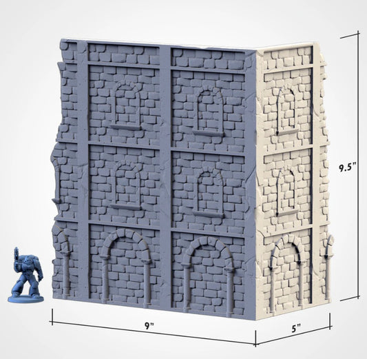 Large bricked up ruin
