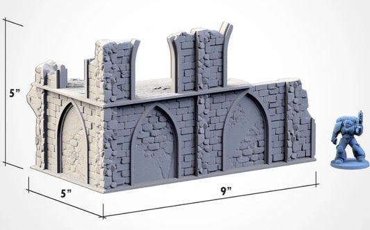 Bricked up ruin