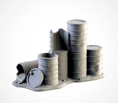 Stacked Broken Barrels