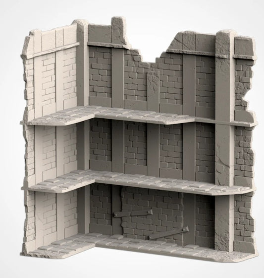 Large broken stone ruin