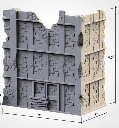 Large broken stone ruin