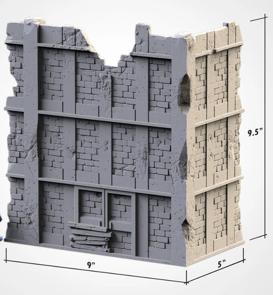 Large broken stone ruin