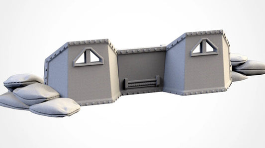 Shield with sandbags