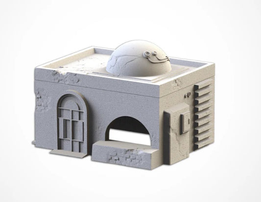Building with small dome