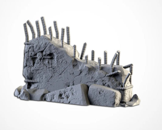 Broken wall