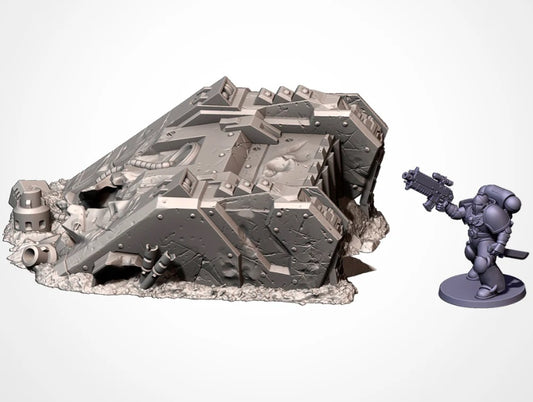 Sunken Destroyed Tank